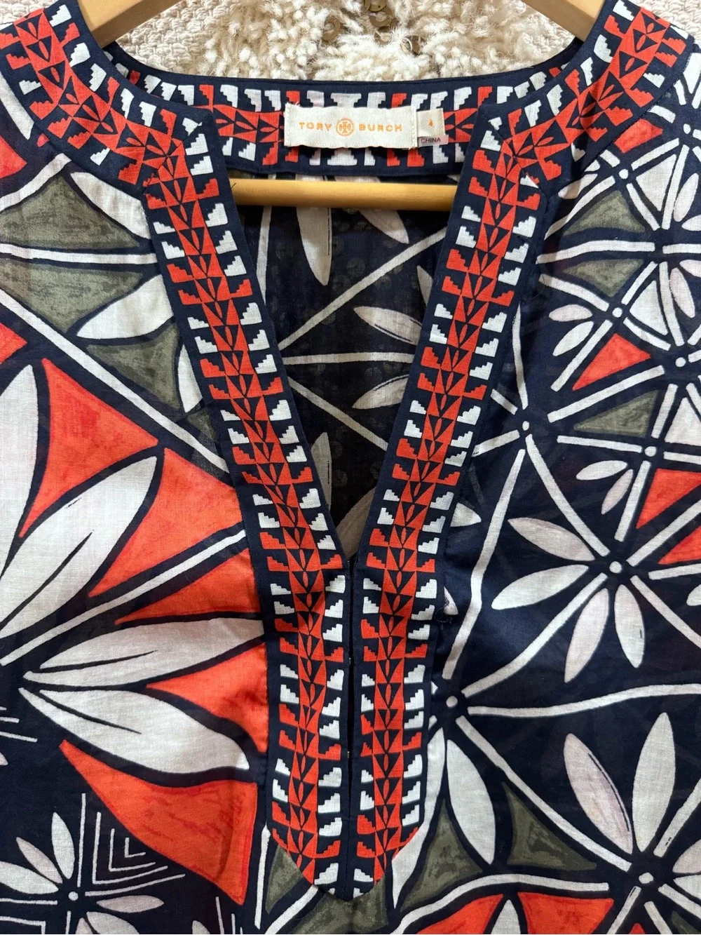 Tory Burch graphic floral
